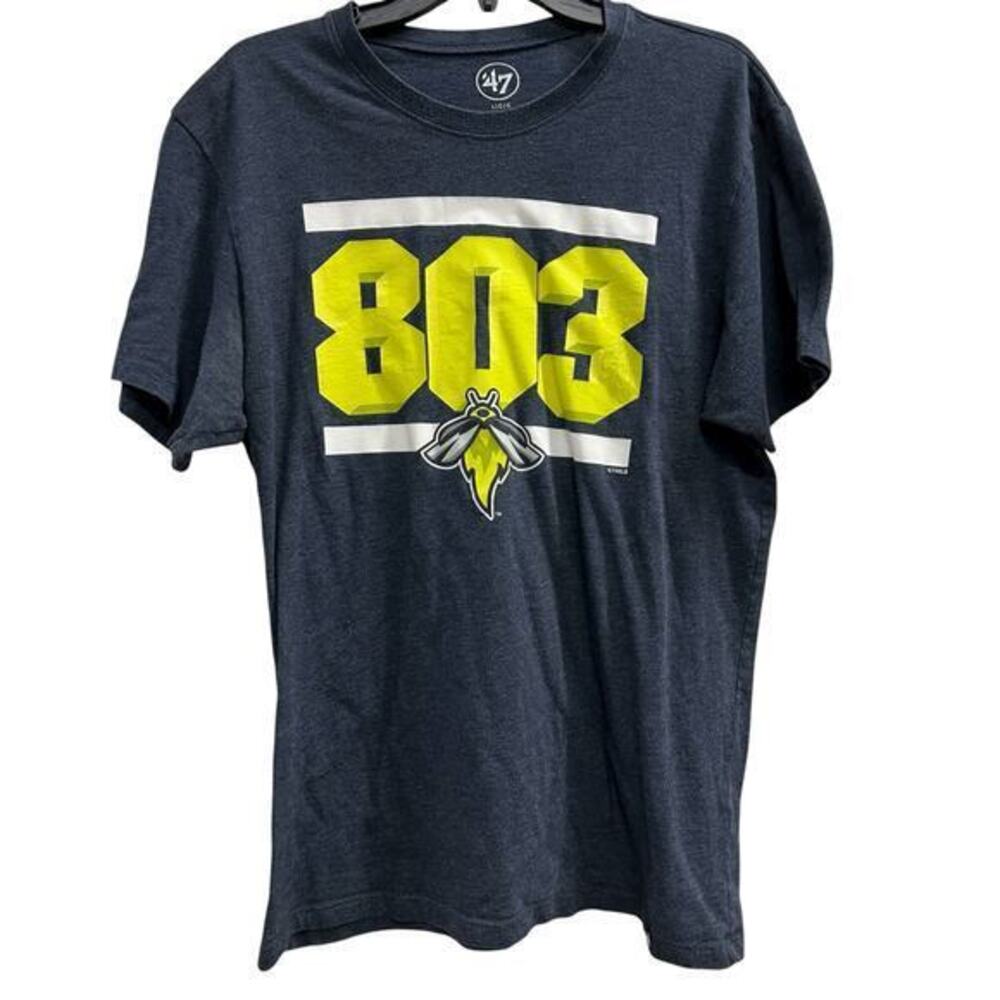 MiLB 47 803 bee Men’s baseball tee sz L